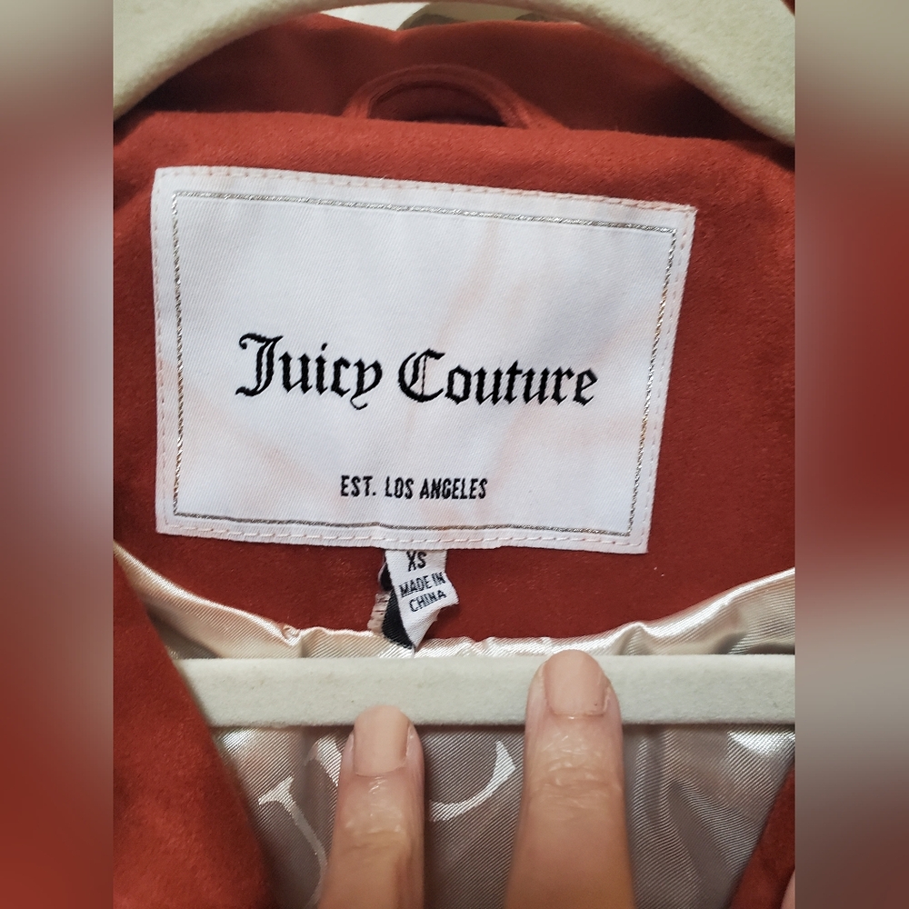 Sold Out Juicy Couture Faux Leather Fringe Trucker Jacket XS Rare NWT - Picture 6 of 16